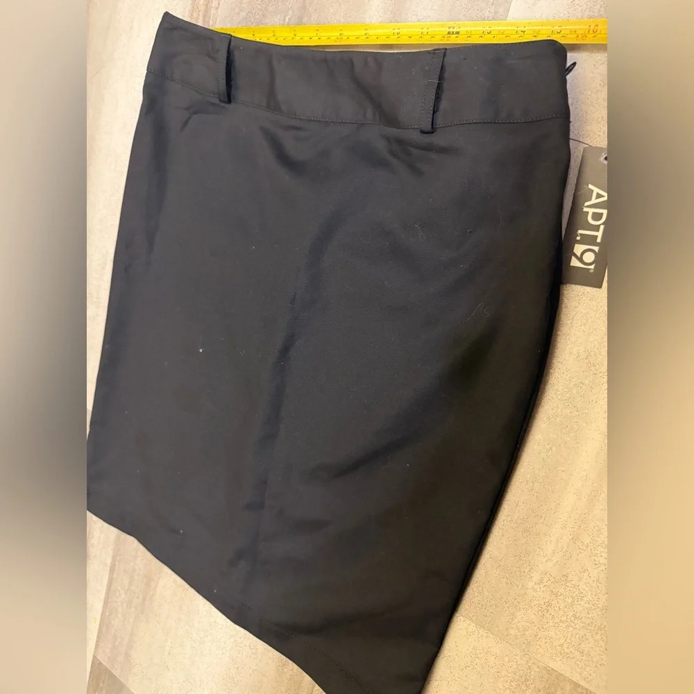 Apt. 9 Women's Elegant Black Pencil Skirt
